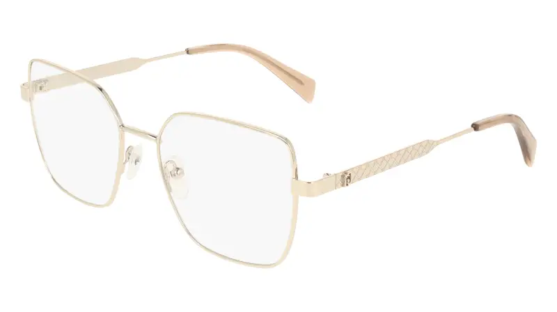 Donna LJ2180 714 Montature da vista Metallo Oro Squadrata Normale