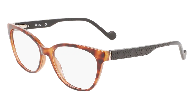 Liu Jo Donna LJ2758 240 Montature da vista Bio-iniettato Havana  Cat Eye Normale Fotocromatiche