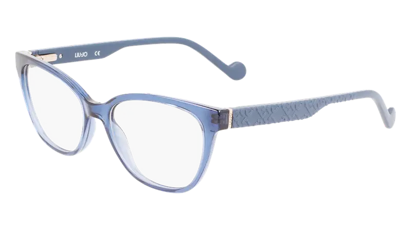 Liu Jo Donna LJ2758 400 Montature da vista Bio-iniettato Blu  Cat Eye Normale Fotocromatiche