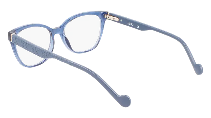 Liu Jo Donna LJ2758 400 Montature da vista Bio-iniettato Blu Cat Eye Normale Fotocromatiche miniatura 2