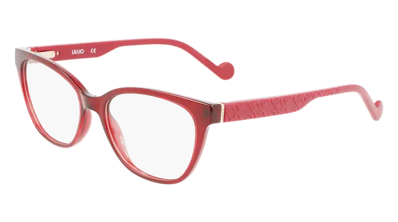 Liu Jo Donna LJ2758 600 Montature da vista Bio-iniettato Rosso  Cat Eye Normale Fotocromatiche