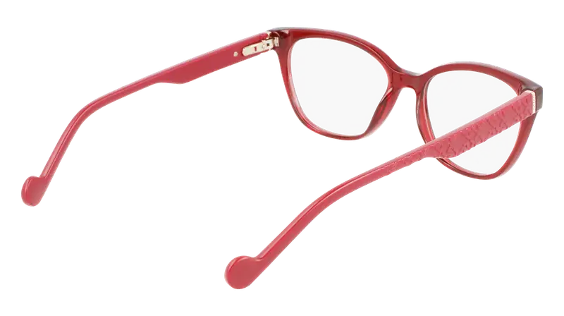 Liu Jo Donna LJ2758 600 Montature da vista Bio-iniettato Rosso Cat Eye Normale Fotocromatiche miniatura 3