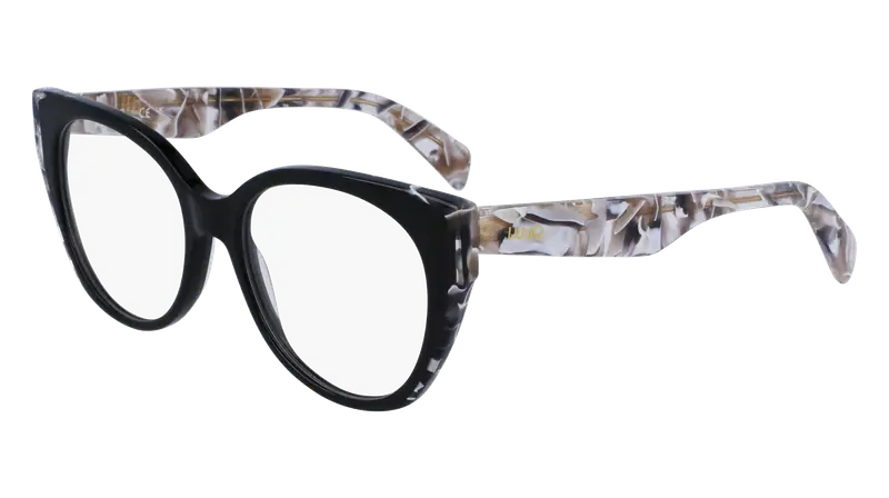 Liu Jo Donna LJ2790 011 Montature da vista Acetato Nero  Geometrica Normale Normale