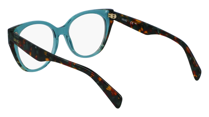 Liu Jo Donna LJ2790 424 Montature da vista Acetato Blu Geometrica Normale Normale miniatura 3