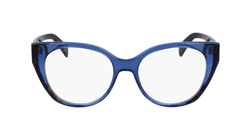 Liu Jo Donna LJ2790 444 Montature da vista Acetato Blu Geometrica Normale Normale miniatura 2