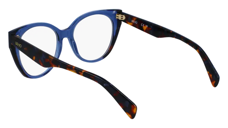 Liu Jo Donna LJ2790 444 Montature da vista Acetato Blu Geometrica Normale Normale miniatura 3