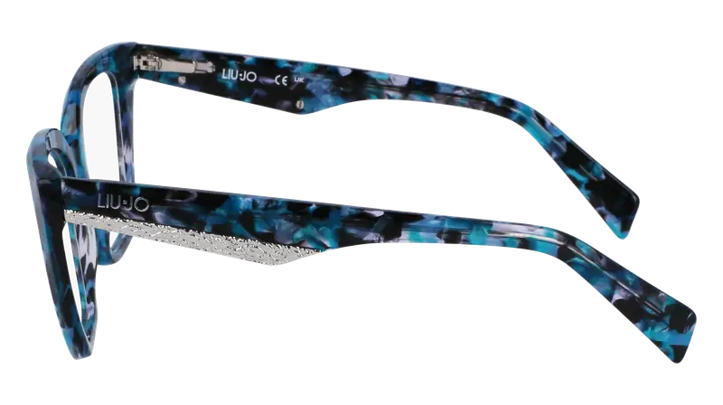 Liu Jo Donna LJ2797 456 Montature da vista Acetato Azzurro Squadrata Normale Normale miniatura 3