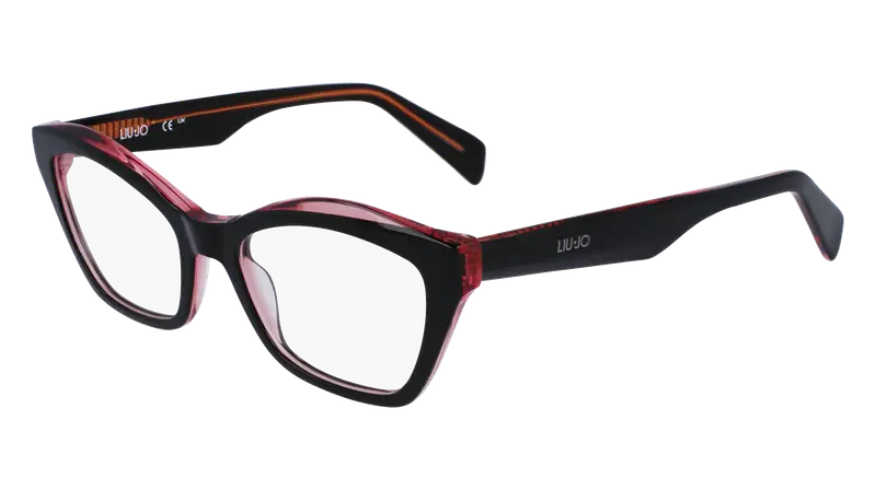 Liu Jo Donna LJ2800 007 Montature da vista Acetato Nero Cat Eye Normale Normale