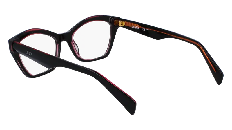 Liu Jo Donna LJ2800 007 Montature da vista Acetato Nero Cat Eye Normale Normale miniatura 2