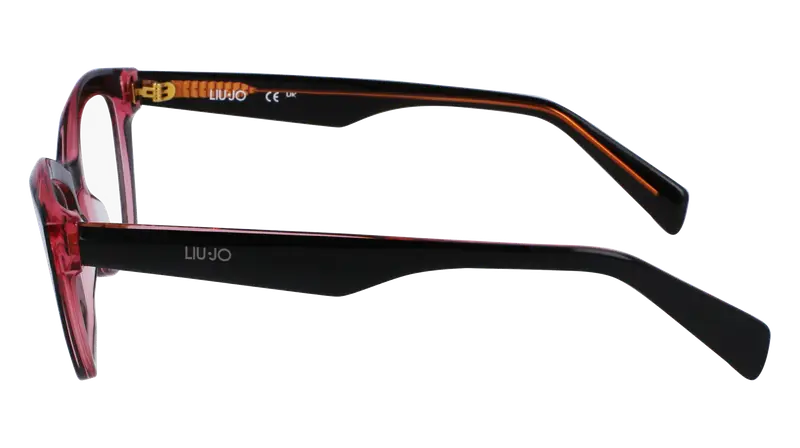 Liu Jo Donna LJ2800 007 Montature da vista Acetato Nero Cat Eye Normale Normale miniatura 3