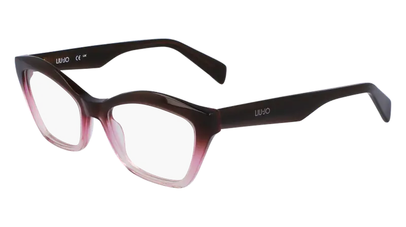 Liu Jo Donna LJ2800 207 Montature da vista Acetato Marrone Cat Eye Normale Normale