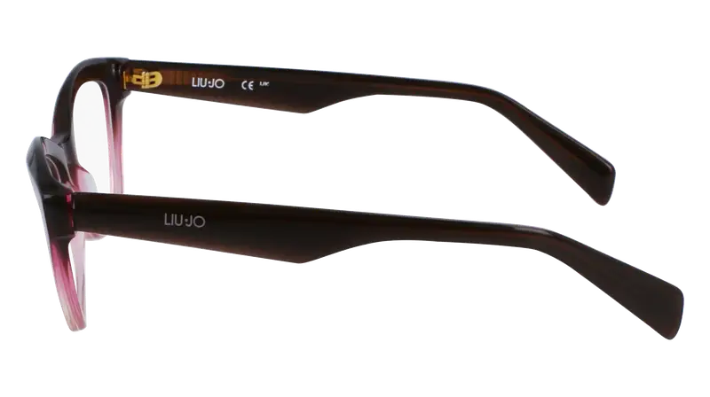 Liu Jo Donna LJ2800 207 Montature da vista Acetato Marrone Cat Eye Normale Normale miniatura 3
