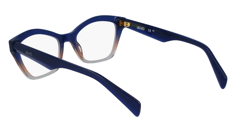 Liu Jo Donna LJ2800 439 Montature da vista Acetato Blu Cat Eye Normale Normale miniatura 2
