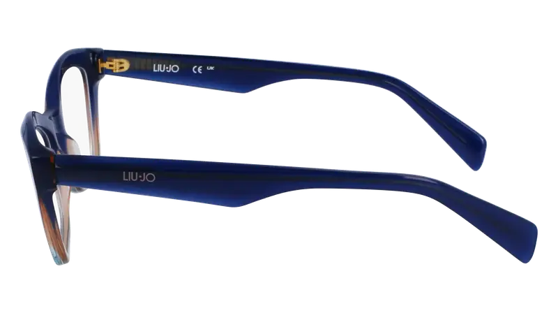 Liu Jo Donna LJ2800 439 Montature da vista Acetato Blu Cat Eye Normale Normale miniatura 3
