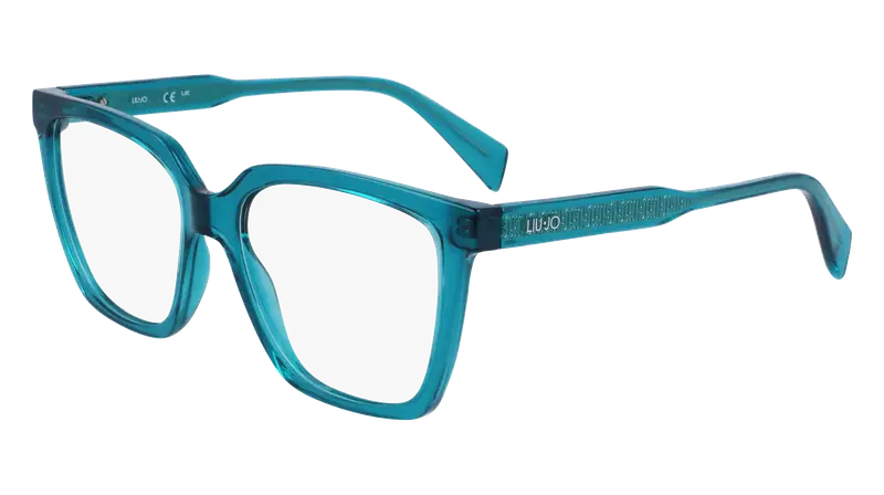 Liu Jo Donna LJ2803 320 Montature da vista Iniettato Blu  Squadrata Normale Normale