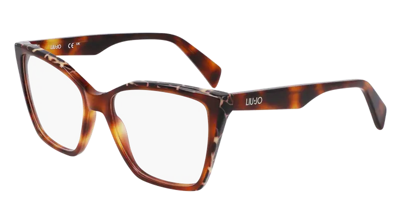 Liu Jo Donna LJ2804 245 Montature da vista Acetato Havana Squadrata Normale