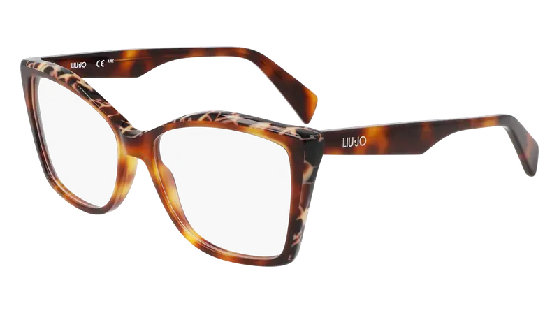 Liu Jo Donna LJ2805 245 Montature da vista Acetato Havana  Squadrata Normale