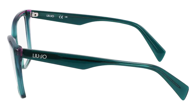 Liu Jo Donna LJ2805 335 Montature da vista Acetato Verde Squadrata Normale miniatura 3