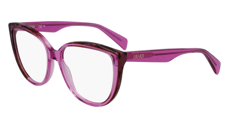 Liu Jo Donna LJ2807 526 Montature da vista Acetato Viola Cat Eye Normale
