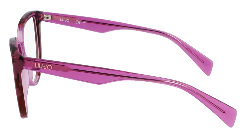 Liu Jo Donna LJ2807 526 Montature da vista Acetato Viola Cat Eye Normale miniatura 2