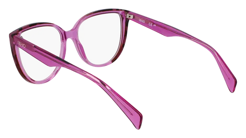 Liu Jo Donna LJ2807 526 Montature da vista Acetato Viola Cat Eye Normale miniatura 3
