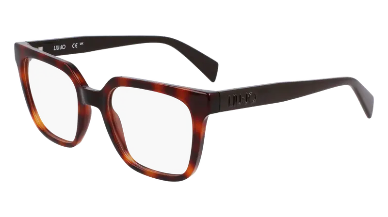 Liu Jo Donna LJ2808 245 Montature da vista Bio-iniettato Havana Squadrata Normale