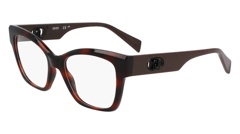 Liu Jo Donna LJ2811 245 Montature da vista Bio-iniettato Havana Squadrata Normale