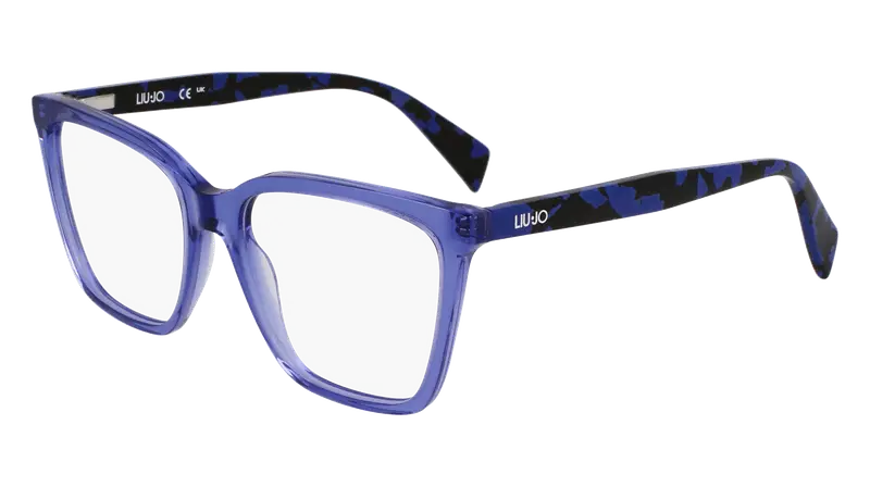 Liu Jo Donna LJ2815 438 Montature da vista Acetato Blu Squadrata Normale