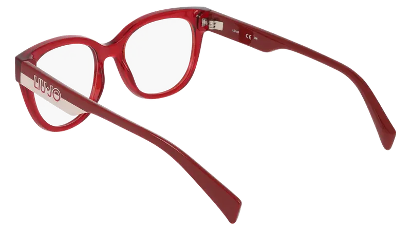 Liu Jo Donna LJ2820 600 Montature da vista Bio-iniettato Rosso Geometrica Normale miniatura 3
