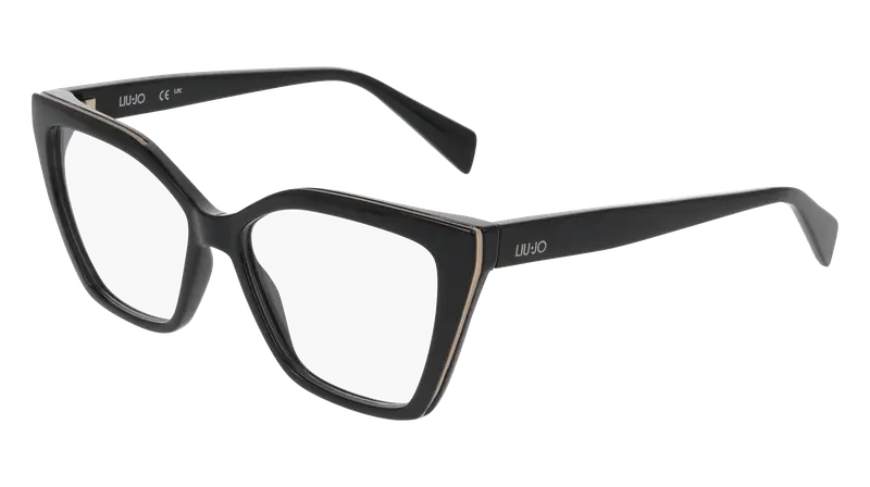 Liu Jo Donna LJ2822 001 Montature da vista Bio-iniettato Nero Cat Eye Normale