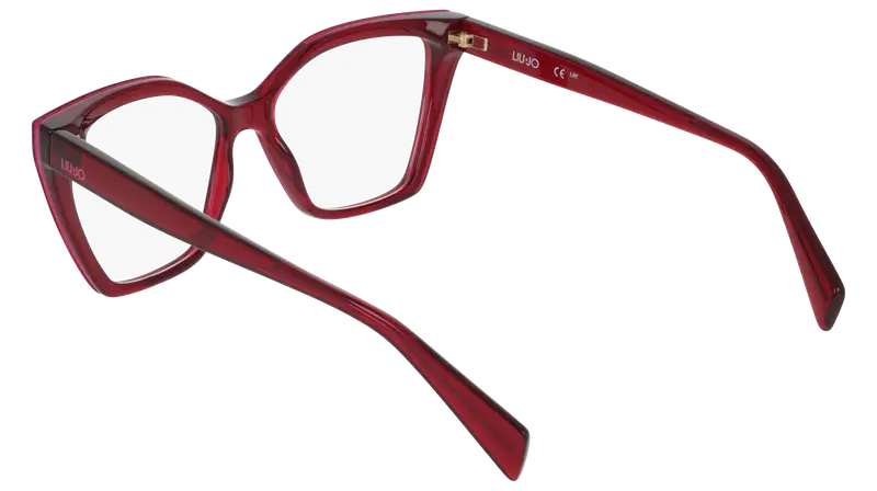 Liu Jo Donna LJ2822 600 Montature da vista Bio-iniettato Rosso Cat Eye Normale miniatura 3