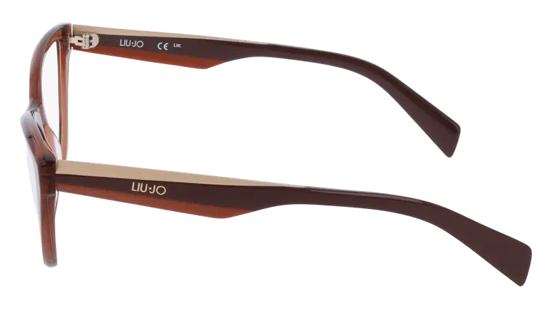 Liu Jo Donna LJ2824 210 Montature da vista Acetato Marrone Cat Eye Normale miniatura 2