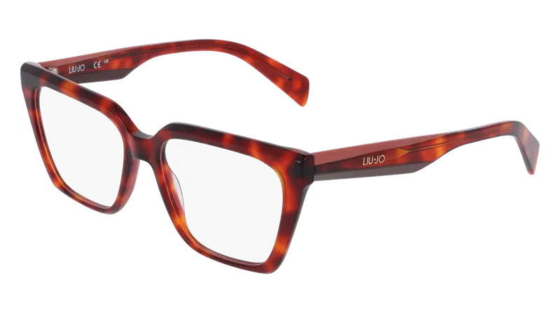 Liu Jo Donna LJ2825 640 Montature da vista Acetato Rosso Squadrata Normale