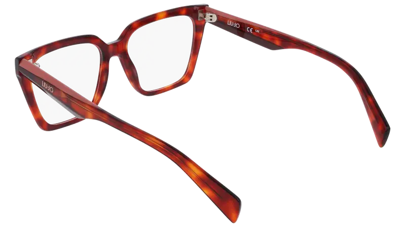 Liu Jo Donna LJ2825 640 Montature da vista Acetato Rosso Squadrata Normale miniatura 3