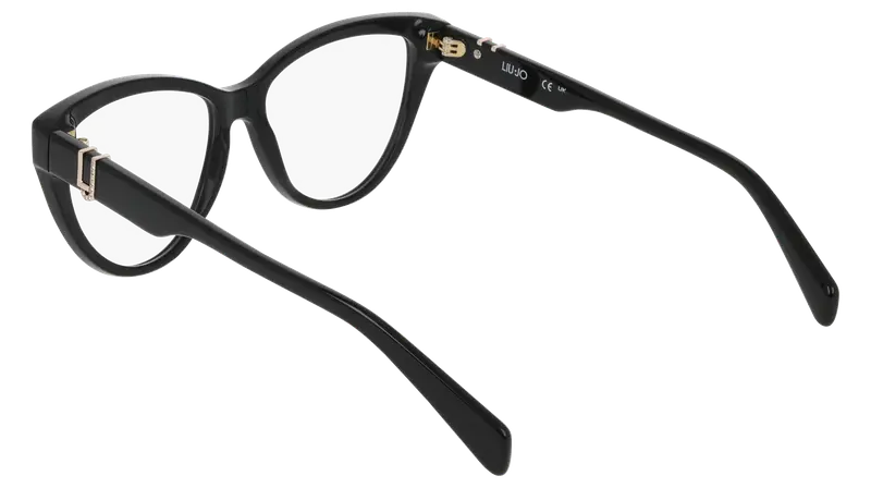 Liu Jo Donna LJ2826R 001 Montature da vista Acetato Nero Cat Eye Normale miniatura 3