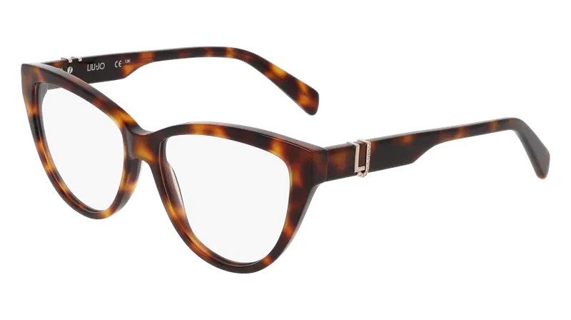 Liu Jo Donna LJ2826R 240 Montature da vista Acetato Havana  Cat Eye Normale