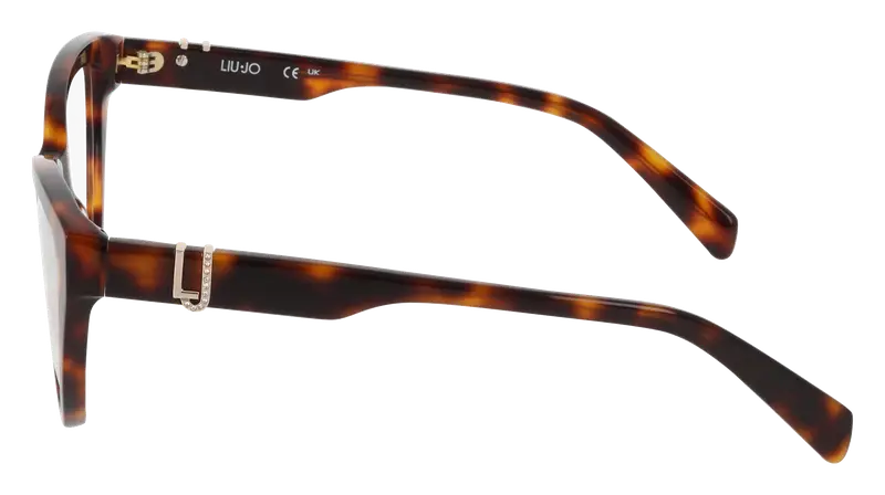 Liu Jo Donna LJ2826R 240 Montature da vista Acetato Havana Cat Eye Normale miniatura 2