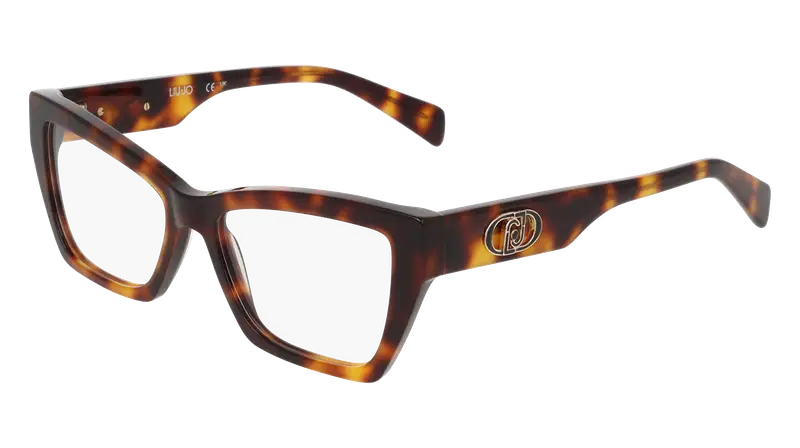 Liu Jo Donna LJ2827 240 Montature da vista Acetato Havana  Squadrata Normale