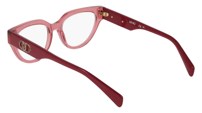 Liu Jo Donna LJ2828 614 Montature da vista Acetato Rosa Cat Eye Normale miniatura 3