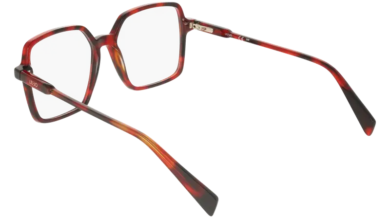Liu Jo Donna LJ2829 640 Montature da vista Acetato Rosso Squadrata Normale miniatura 3