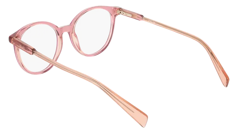 Liu Jo Donna LJ2832 619 Montature da vista Acetato Rosa Geometrica Normale miniatura 3
