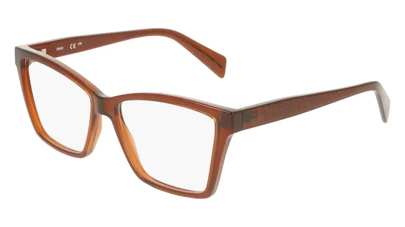 Donna LJ2835 200 Montature da vista Bio-iniettato Marrone Squadrata Normale