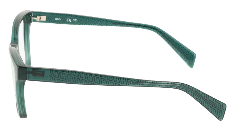 Donna LJ2835 300 Montature da vista Bio-iniettato Verde Squadrata Normale miniatura 3