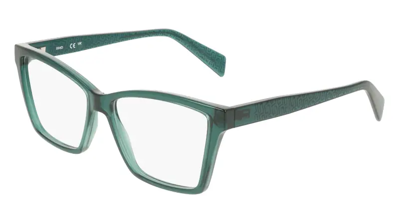 Donna LJ2835 300 Montature da vista Bio-iniettato Verde Squadrata Normale