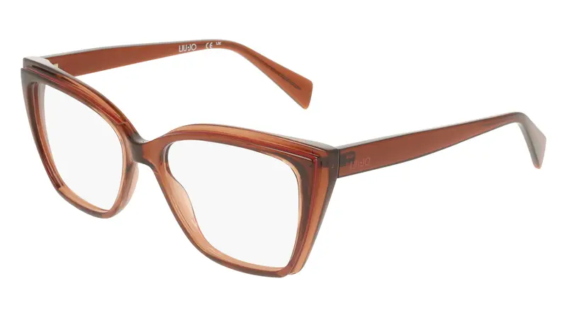 Donna LJ2837 200 Montature da vista Bio-iniettato Marrone Farfalla Normale