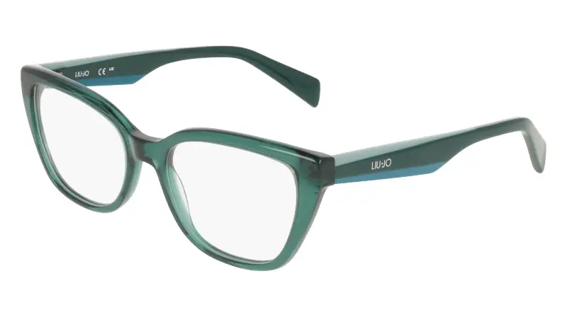 Donna LJ2838 302 Montature da vista Acetato Verde Cat Eye Normale