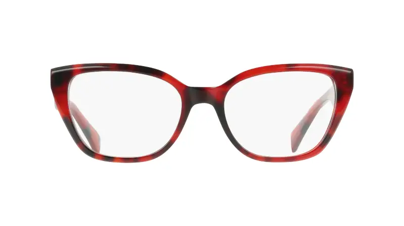 Donna LJ2838 640 Montature da vista Acetato Rosso Cat Eye Normale miniatura 2