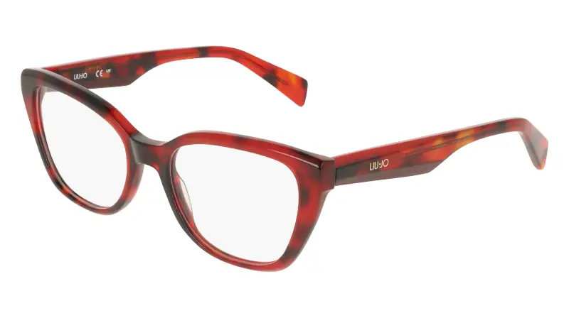 Donna LJ2838 640 Montature da vista Acetato Rosso Cat Eye Normale