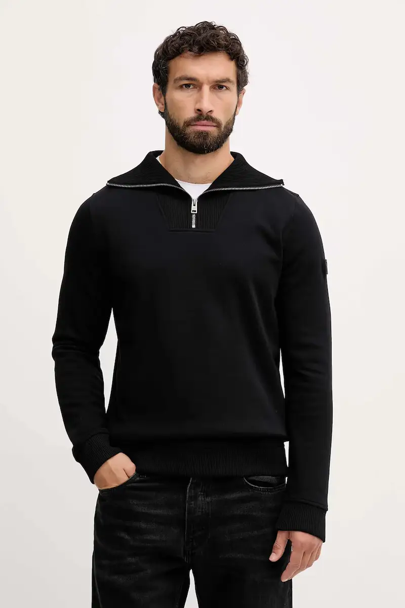felpa uomo colore nero QF5053.F0328