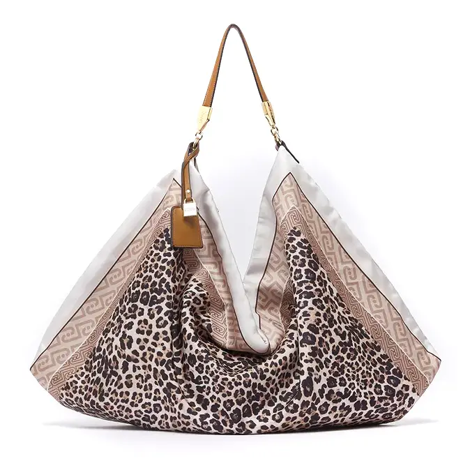 Foulard Bag Borsa a spalla AA6194 T2745 Stampa Animalier